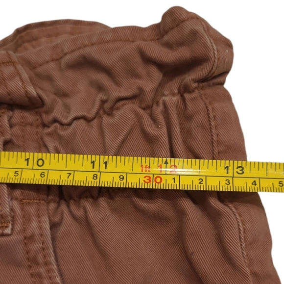 Maroon high waist paperbag shorts xs by H&M - Picture 7 of 7